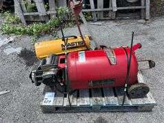 AIR COMPRESSOR, TORPEDO HEATER, PNEUMATIC JACK