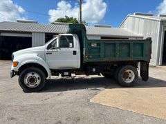 2001 FORD F-650 DUMP TRUCK - VIN: 3FDNF65511MA51951