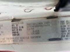 2000 FREIGHTLINER BOX TRUCK / AMBULANCE - VIN: 1FV3GFBD8YHG79659