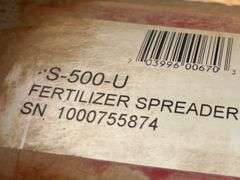 S-500-U FERTILIZER SPREADER - SER: 1000755874
