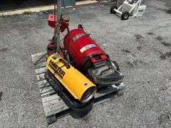 AIR COMPRESSOR, TORPEDO HEATER, PNEUMATIC JACK