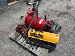 AIR COMPRESSOR, TORPEDO HEATER, PNEUMATIC JACK