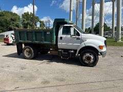 2001 FORD F-650 DUMP TRUCK - VIN: 3FDNF65511MA51951