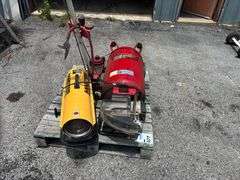 AIR COMPRESSOR, TORPEDO HEATER, PNEUMATIC JACK