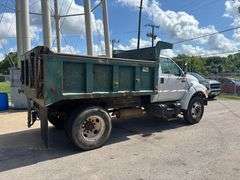 2001 FORD F-650 DUMP TRUCK - VIN: 3FDNF65511MA51951