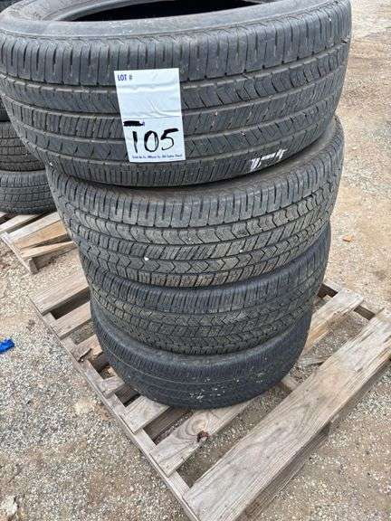 (4) FIRESTONE FIREHAWK PURSUIT TIRES