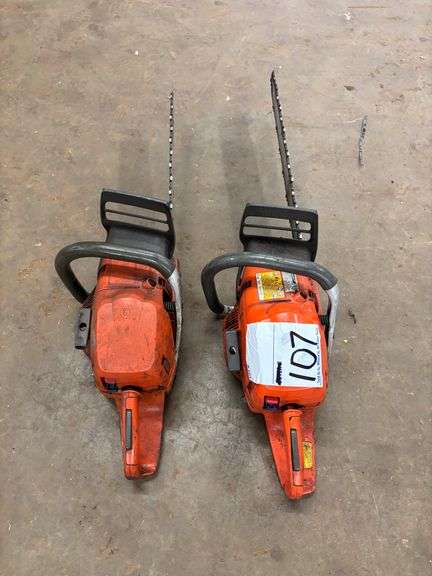 (2) HUSQVARNA 570 CHAINSAWS