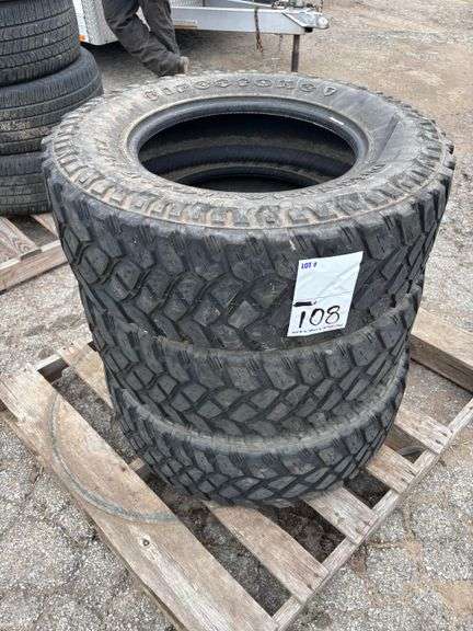 (3) FIRESTONE DESTINATION MT2 TIRES