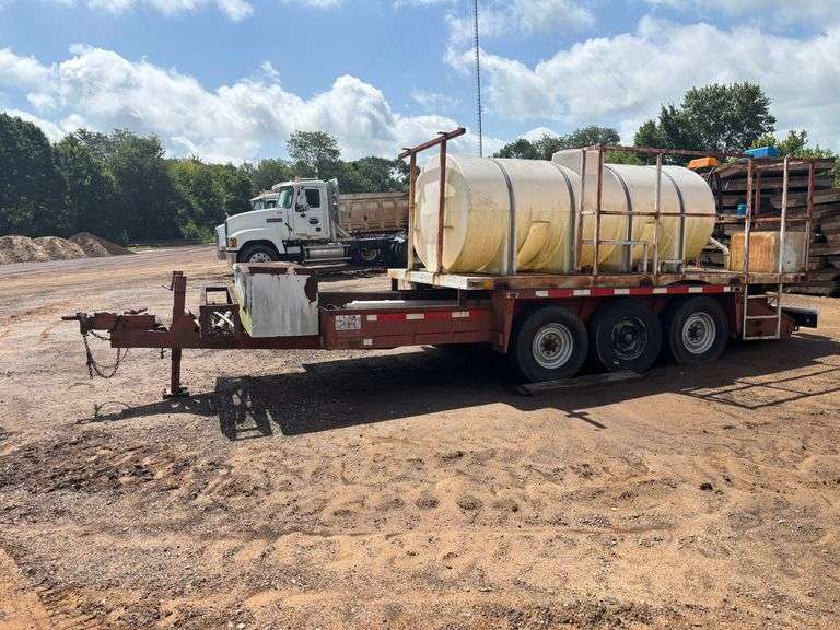 2001 GALBREATH PINTLE HITCH EQUIPMENT TRAILER - VIN: 14MAA11C91A001538