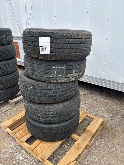 (5) FIRESTONE FIREHAWK PURSUIT TIRES