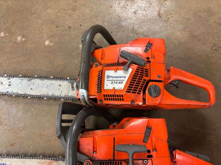 (3) HUSQVARNA 372XP CHAINSAWS