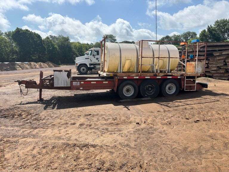 2001 GALBREATH PINTLE HITCH EQUIPMENT TRAILER - VIN: 14MAA11C91A001538