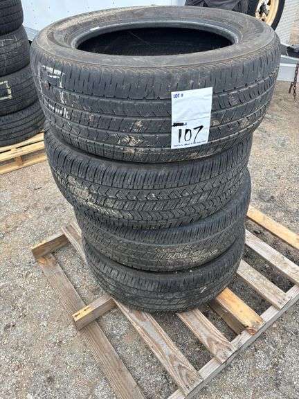(4) FIRESTONE FIREHAWK PURSUIT TIRES