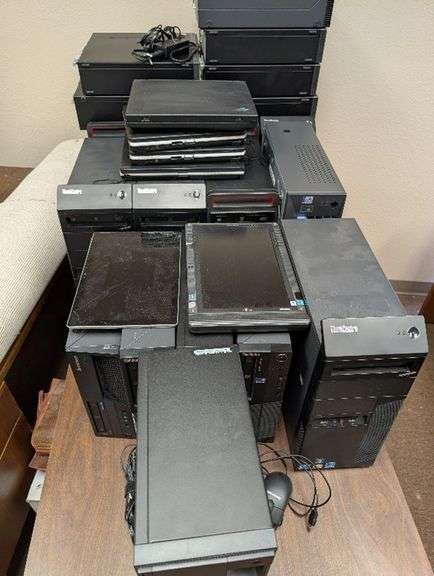 Computer CPUs – hard drives removed