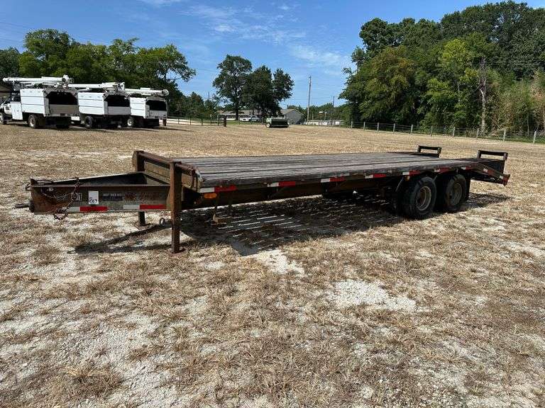 2001 AUBREY PINTLE HITCH EQUIPMENT TRAILER - VIN: 1N9FS25291C007913