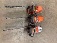 (3) HUSQVARNA 372XP CHAINSAWS