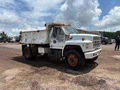 1991 FORD F-800 DUMP TRUCK - VIN: 1FDYK84A9MVA09329