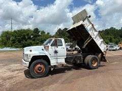 1991 FORD F-800 DUMP TRUCK - VIN: 1FDYK84A9MVA09329