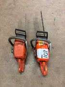 (2) HUSQVARNA 570 CHAINSAWS