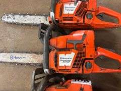 (3) HUSQVARNA 372XP CHAINSAWS