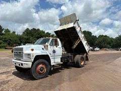 1991 FORD F-800 DUMP TRUCK - VIN: 1FDYK84A9MVA09329