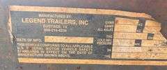 2002 PINTLE HITCH EQUIPMENT TRAILER - VIN: 5D3BP28262E101474