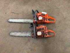 (2) HUSQVARNA 570 CHAINSAWS