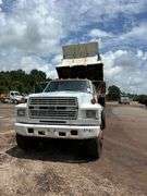 1991 FORD F-800 DUMP TRUCK - VIN: 1FDYK84A9MVA09329