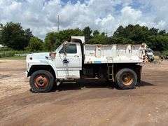 1991 FORD F-800 DUMP TRUCK - VIN: 1FDYK84A9MVA09329