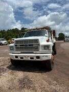 1991 FORD F-800 DUMP TRUCK - VIN: 1FDYK84A9MVA09329
