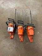 (3) HUSQVARNA 372XP CHAINSAWS