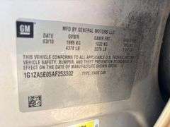 2010 CHEVROLET MALIBU - VIN: 1G1ZA5E05AF253302