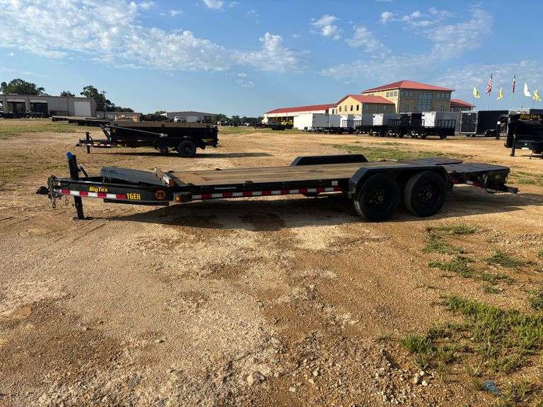 2024 BIG TEX 16EH-20D3A-MRBK BUMPER PULL TRAILER - VIN: 16V1C2625R3351485 - SALVAGE/NO TITLE