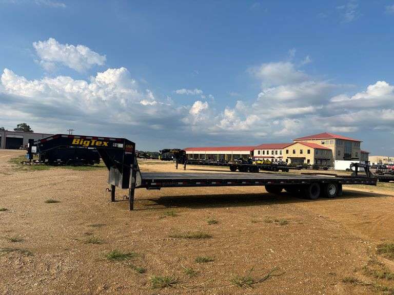 2024 BIG TEX 22GN-40STA-S8BK GOOSENECK TRAILER - VIN: 16V3F4826R6347176 - SALVAGE/NO TITLE