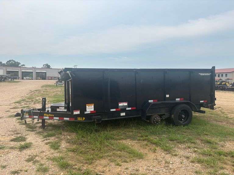2024 BIG TEX 16LP-16BK6-P4 BUMPER PULL DUMP TRAILER - VIN: 16V1D212XR5294788