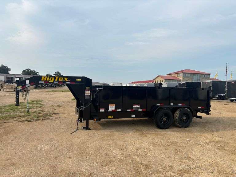 2025 BIG TEX 20GX-16BK6S1RPD GOOSENECK DUMP TRAILER - VIN: 16V3D2423S5367168