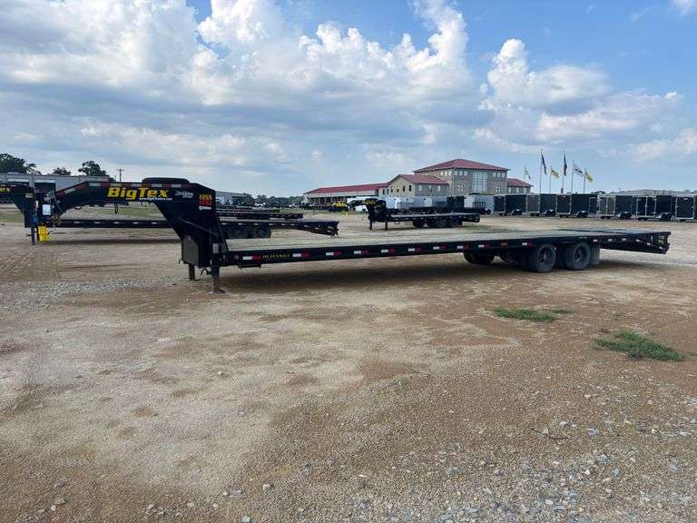 2025 BIG TEX 22GN-40D5A-MRBK GOOSECK TRAILER - VIN: 16V3F4827S6361268 - SALVAGE/NO TITLE