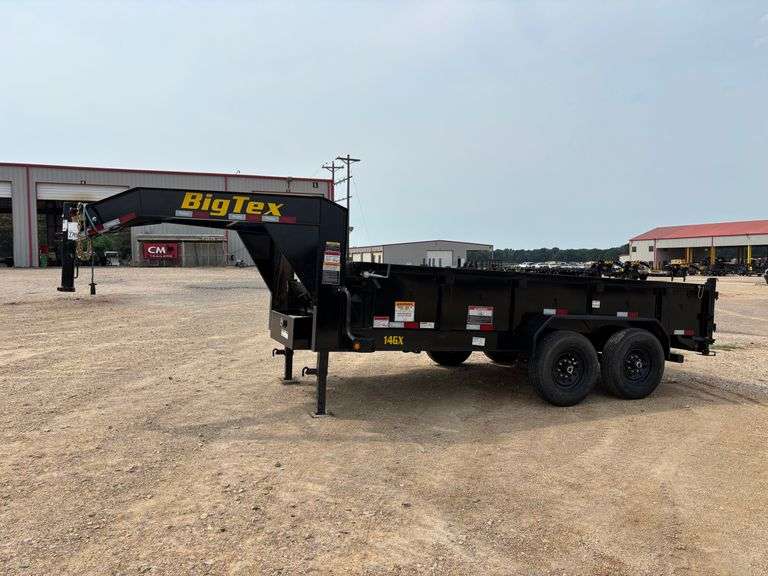 2024 BIG TEX 14GX-14BK6S1RPD GOOSENECK DUMP TRAILER - VIN: 16V3D2229R5327450