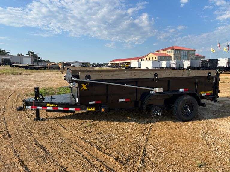 2025 BIG TEX 14XD-14C2A-BK BUMPER PULL DUMP TRAILER - VIN: 16V1D1922S5404757 - SALVAGE/NO TITLE