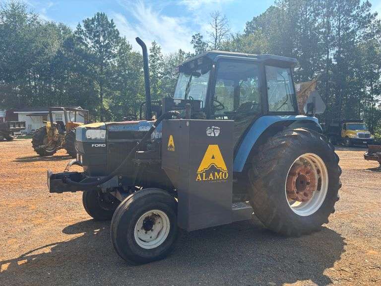 FORD TRACTOR w/ SIDE BOOM MOWER - SER: 039187B