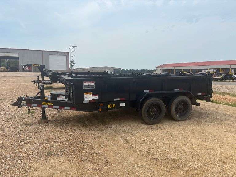 2021 BIG TEX 16LP-14BK6S1RPD BUMPER PULL DUMP TRAILER - VIN: 16V1D1920M4074752