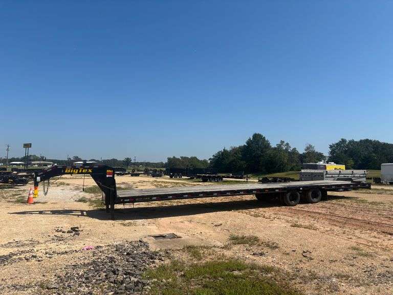2024 BIG TEX 22GN-40STA-S8BK GOOSENECK TRAILER - VIN: 16V3F4828R6320397 - SALVAGE/NO TITLE