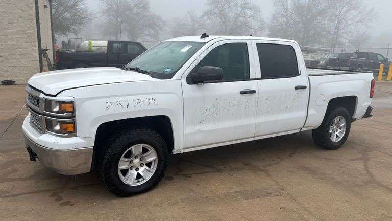2014 CHEVROLET 1500 4x4 TRUCK - VIN: 3GCUKREC8EG439033