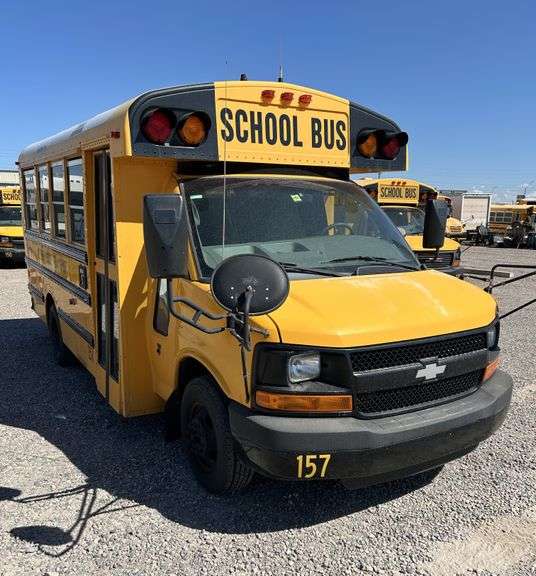 2011 CHEVROLET EXPRESS 3500 THOMAS SMALL SCHOOL BUS #157