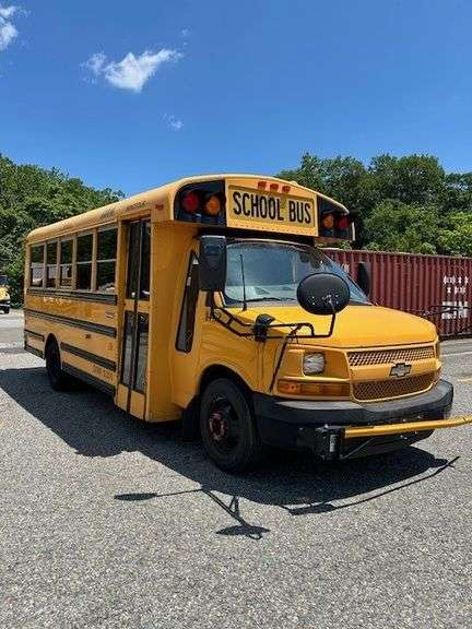 2012 CHEVROLET EXPRESS 3500 THOMAS MINOTOUR SCHOOL BUS #1462