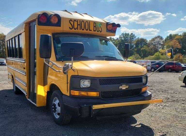 2014 CHEVROLET EXPRESS 4500 TRANS TECH SCHOOL BUS #2463