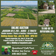 Jackson County IL 315+- Acres / 5 Tracts / 3001A