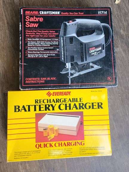 Sabre Saw And Battery Charger