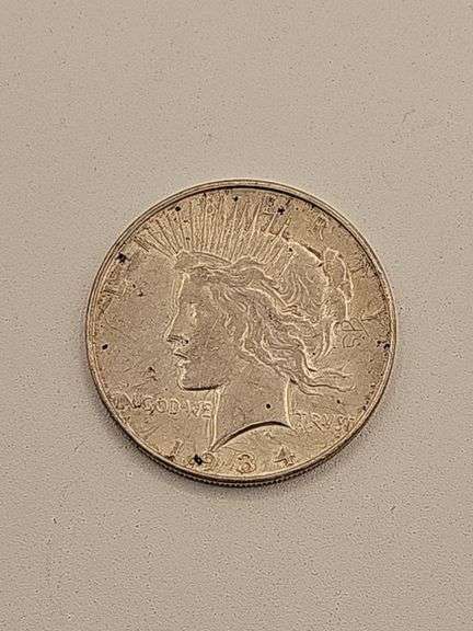 1934 Peace Silver Dollar