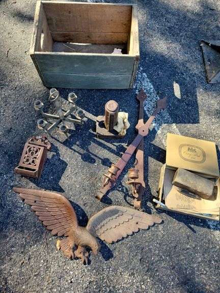 Wood Packing Box And Iron